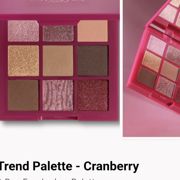 NIB Ciate London Cranberry 9 Piece Eyeshadow Palette 0.38 Oz - Picture 5 of 11